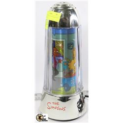 2002 SIMPSONS ROTATING GLOW IN DARK LAMP