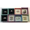 Image 1 : LOT OF 8 FASHION RINGS