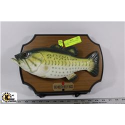 BIG MOUTH BILLY BASS SINGING BAR SIGN
