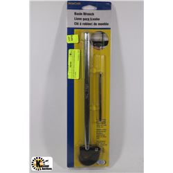 NEW BRASS CRAFT BASIN WRENCH - 10" ARM