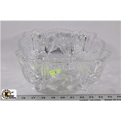 SQUARE CRYSTAL BOWL