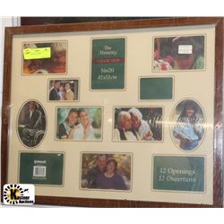 12 PICTURES IN FRAMES