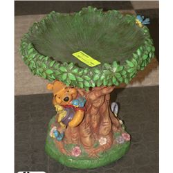 WINNIE THE POO BIRD BATH