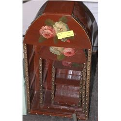 3PC HAND PAINTED WOOD DISPLAYS