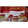 Image 1 : NEW 36PC RUBBERMAID CONTAINERS
