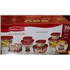 Image 1 : NEW 36PC RUBBERMAID CONTAINERS