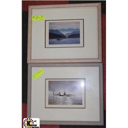 SET OF ESTATE FRAMED & MATTED PRINTS SIGNED &