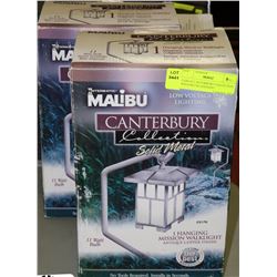 PAIR OF CANTERBURY COLLECTION SOLD METAL HANGING