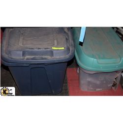 TWO TOTES OF MISC TOOLS