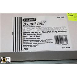 BRAND NEW UNUSED BOX OF DYNA-WELD EPOXY ADHESIVE