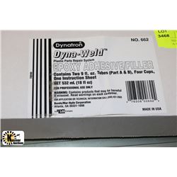 BRAND NEW UNUSED BOX OF DYNA-WELD EPOXY ADHESIVE