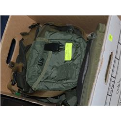 5 CANADIAN MILITARY BAGS/POUCHES