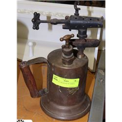 ANTIQUE BRASS BLOW TORCH