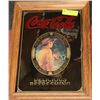 Image 1 : VINTAGE COCA-COLA MIRROR PICTURE