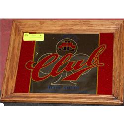 VINTAGE LABATTS CLUB MIRROR PICTURE
