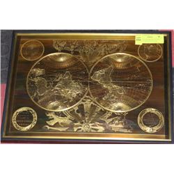 HANDCRAFTED BRASS ETCHING UNIQUE OXIDATION DUTCH