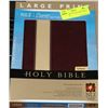 Image 1 : NEW PREMIUM LARGE PRINT BIBLE - TWO-TONE
