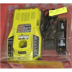 NEW  RYOBI 18VT LITHIUM 30 MINUTE CHARGER