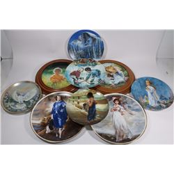 SET OF 9 ASSORTED COLLECTOR PLATES