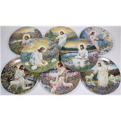 SET OF 8 "GARDEN OF THE LORD" COLLECTOR PLATES