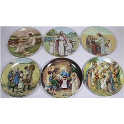 SET OF 6 BRADFORD EXCHANGE "BELOVED HYMNS OF
