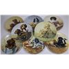 Image 1 : SET OF 8 EDWIN M. KNOWLES "DOGS" COLLECTOR PLATES