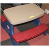Image 1 : CHILDRENS LIL TIKES PICNIC TABLE