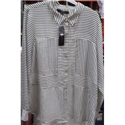 NEW LONG SLEEVE STRIPE SHIRT SIZE 2XL
