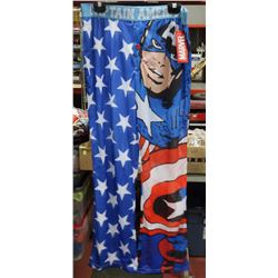 NEW CAPTAIN AMERICA PAJAMA BOTTOMS SIZE MEDIUM