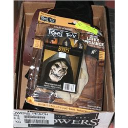 FLAT WITH REEL FX LATEX APPLICATION,LEATHER AMMO