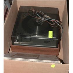 VINTAGE PHILIPS AUTOMATIC RECORD PLAYER W/LED