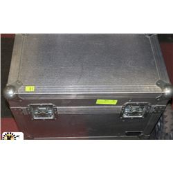 METAL CASE WITH FOAM PADDED INSIDE 20"X12"X13"