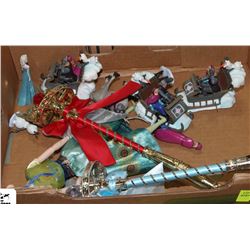 FLAT OF ASSORTED FROZEN TOYS INCLUDING FIGURINES,