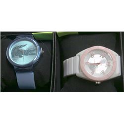 TWO NEW FASHIONABLE WRIST WATCHES