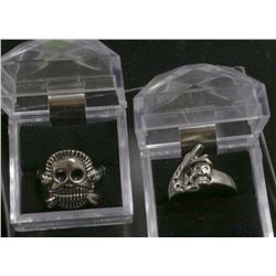 PAIR OF MAD MAX STYLE RINGS