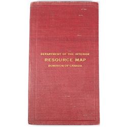 150 YEAR OLD FOLD UP MAP IN BACK OF BOOK