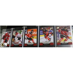 CONNOR MCDAVID TEAM CANADA HOCKEY CARDS X5