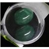 Image 1 : NATURAL EMERALD GEMSTONE - 2 PIECES 39.5CT