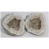 Image 1 : KEOKUK GEODE PAIR FROM IOWA