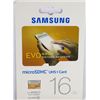 Image 1 : NEW 16GB SAMSUNG MICROSDHC CARD