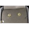 Image 1 : 14KT GOLD CUBIC ZIRCONIA &MOTHER OF PEARL 2IN1
