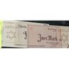 Image 1 : REPLICA OF JEWISH GHETTO BANK NOTES 5 AND 2 MARK