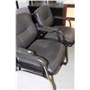 Image 1 : TWO BLACK CLIENT CHAIRS