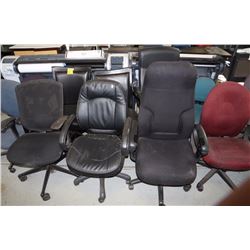 TEN OFFICE CHAIRS