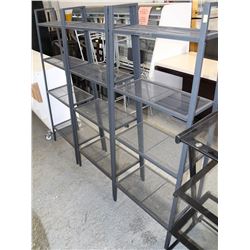 THREE GREY SHELVES