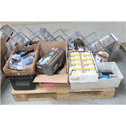 PALLET OF UNCLAIMED FREIGHT INCLUDING LARGE VALVES