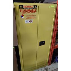 FLAMMABLE SECURALL LOCKER WITH KEYS