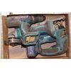Image 1 : BOX WITH THREE MAKITA CORDLESS TOOLS