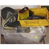 Image 1 : BOX WITH SCREWS, GRINDING DISCS, & SLING