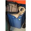 Image 1 : BLUE TOTE & CONTENTS INCLUDING TOOL POUCHES ETC.
